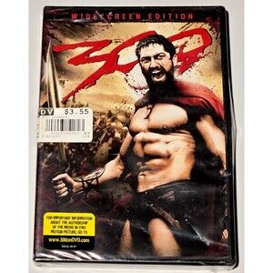 300 DVD 2007 Widescreen Edition Gerard Butler Single Disc Commentary Sealed NEW